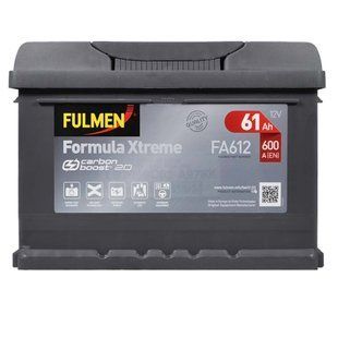 Автомобільний акумулятор FULMEN Formula Xtreme 61Ah 600A R+ (правий +) 564958886017 фото