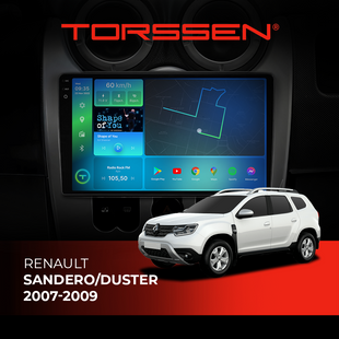 Штатна магнітола Torssen 2K DTS Renault Sandero/Duster 07-09 F9432 4G Carplay DSP 202308475 фото