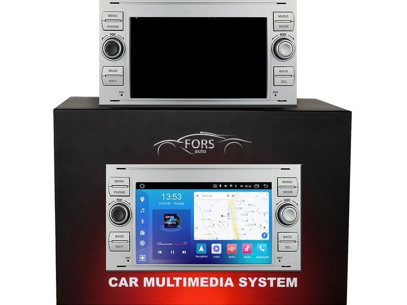 Штатна магнітола FORS.auto FS 2 PRO-FDSK Ford Focus/Mondeo/S-Max/C-Max/Kuga/Fiesta/Fusion (2+32Gb, 7&quot\;, silver) 2005-2011 FS 2 PRO-FDSK фото