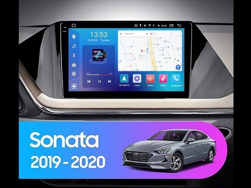 Штатна магнітола FORS.auto FS 6 MAX для Hyundai Sonata (6+128Gb, 10&quot\;) 2019-2020 FS-6214 фото
