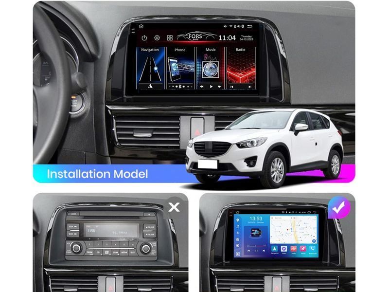 Штатна магнітола FORS.auto FS 2 PRO для Mazda CX-5 (2+32Gb, 9&quot\;) 2012-2016 FS-2063 фото
