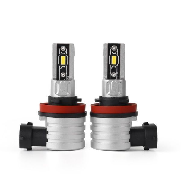 Автомобільні LED лампи H11Carlamp Crystal Vision мініатюрні лампи сумісність з 99%  авто 5000Lm 6000K (CVH11) 215428 фото