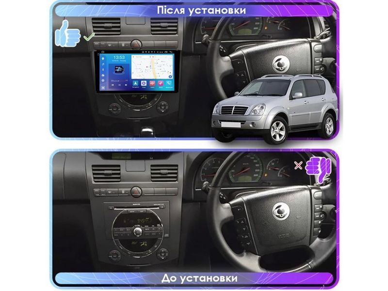 Штатна магнітола FORS.auto FS 2 PRO для SsangYong Rexton (2+32Gb, 9&quot\;) 2007-2012 FS-2306 фото