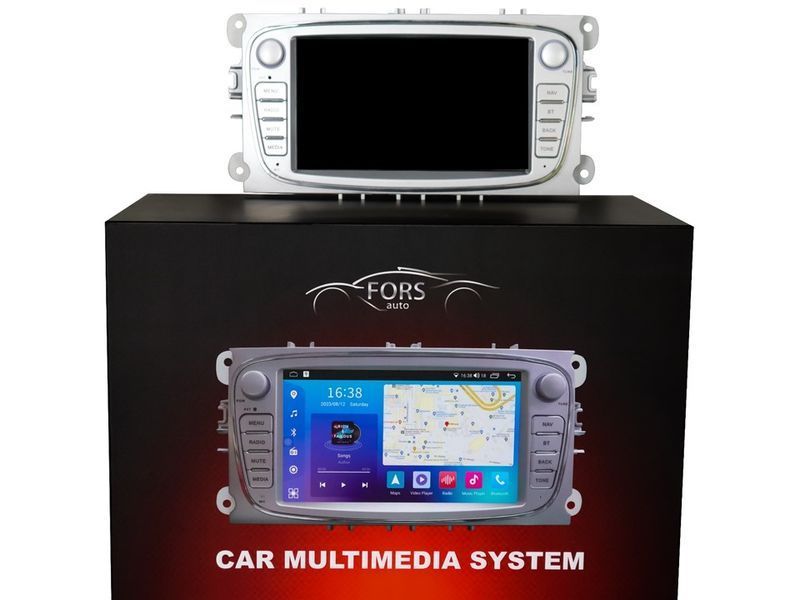 Штатна магнітола FORS.auto FS 2 PRO-FDSO Ford Focus/Mondeo/S-Max/C-Max/Kuga/Fiesta/Fusion (2+32Gb, 7&quot\;, silver) 2007-2011 FS 2 PRO-FDSO фото