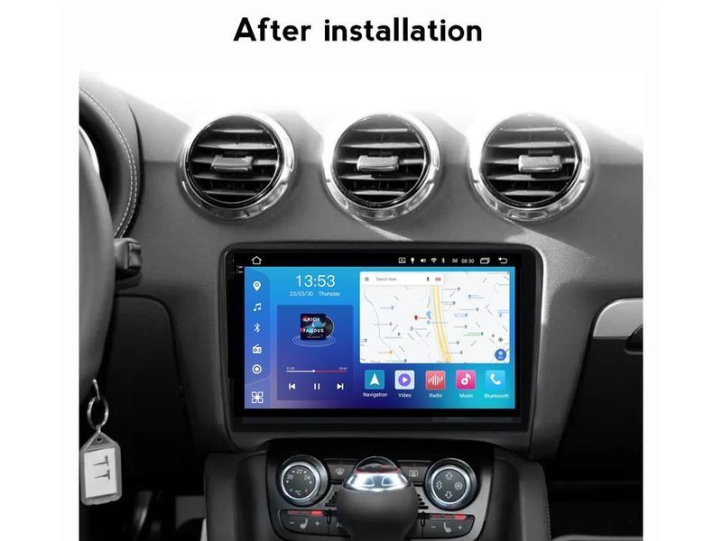 Штатна магнітола FORS.auto FS 6 MAX для Audi TT (6+128Gb, 9&quot\;) 2006-2014 FS-6156 фото