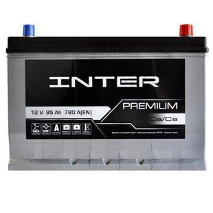 Автомобільний акумулятор INTER Premium Asia 95Ah 780A R+ (D31) 2079 фото
