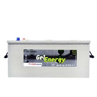 Промисловий акумулятор Yigit Aku GEL 200Ah 12V L+ (лівий +) 12432 фото