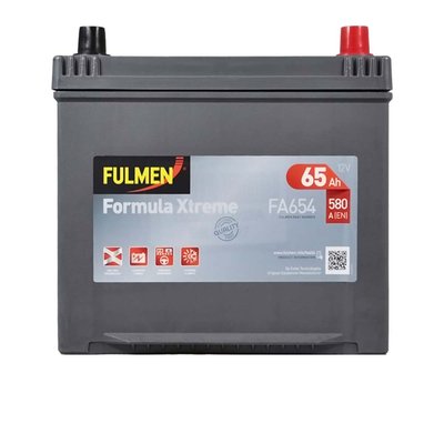Автомобільний акумулятор Formula Xtreme Asia 65Ah 580A R+ (правий +) 564958886042 фото