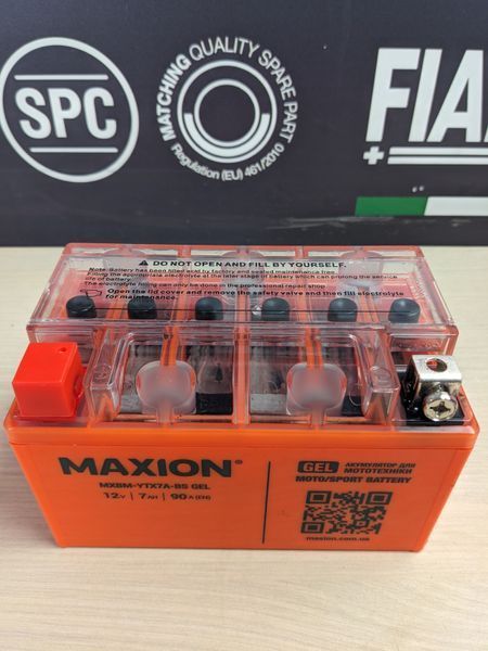 Мото акумулятор MAXION (HUAWEI) 24MXBM-YTX7A-BS GEL (12V, 7Ah, 90A, +/-) 10011056 фото