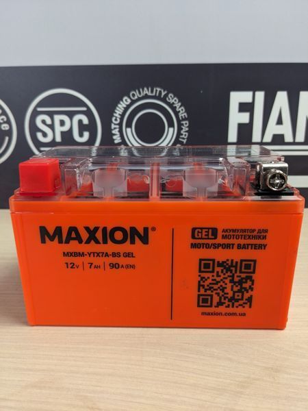 Мото акумулятор MAXION (HUAWEI) 24MXBM-YTX7A-BS GEL (12V, 7Ah, 90A, +/-) 10011056 фото