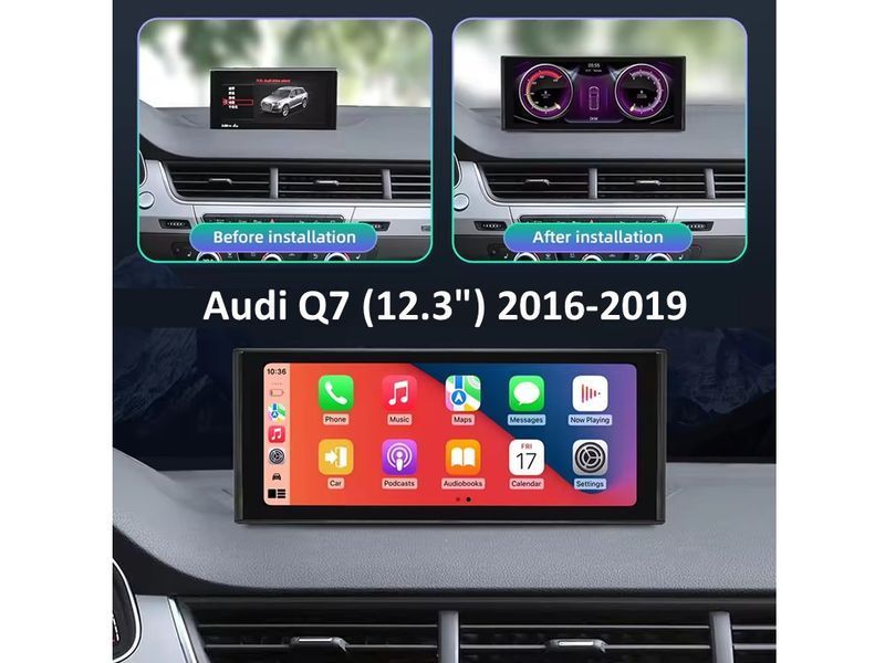 Штатна магнітола FORS.auto для Audi Q7 (4+32Gb, 12.3&quot\;) 2016-2019 4023-FA фото