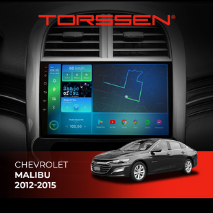 Штатная магнитола Torssen Chevrolet Malibu 12-15 F98256 4G Carplay 202307347 фото