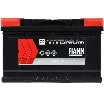 Автомобільний акумулятор FIAMM Titanium Black 95Аh 850А L+ (лівий +) 564958894661 фото