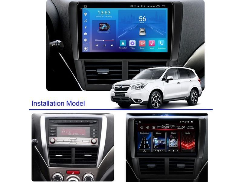 Штатна магнітола FORS.auto FS 2 ULTRA для Subaru Forester (2+32Gb, 9&quot\;) 2008-2012 FS-1536 фото