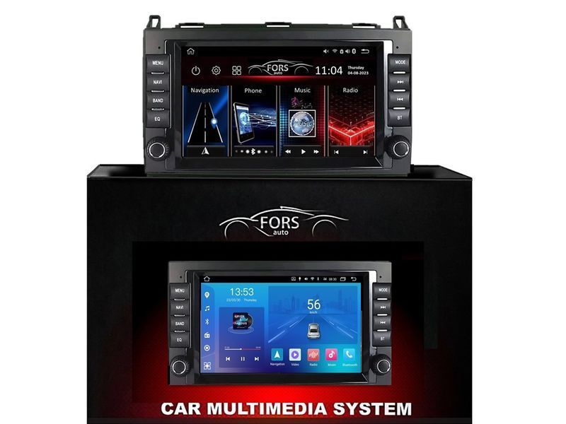 Штатна магнітола FORS.auto FS 2 ULTRA для Mercedes-Benz (7&quot\;, 2+32Gb, CarPlay) B200/B-class (W245) 2005-2011/A-class (W169) 2004-2012/Vito (W639)//Viano (W639) 2006-2014/Sprinter (W906) 2006+ FS 2 ULTRA-B200 фото
