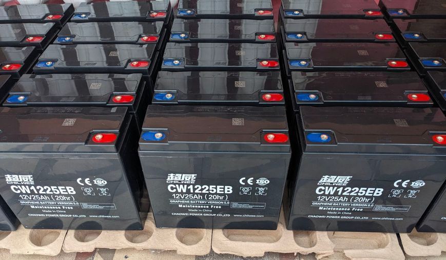 Тяговая аккумуляторная батарея (GEL+Graphene) CHILWEE CW1225EB 12V25Ah 10224521 фото