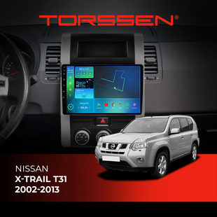 Штатна магнітола Torssen Nissan Xtrail T31 02-13 FL10 4+64Gb 4G Carplay DSP 202306486 фото