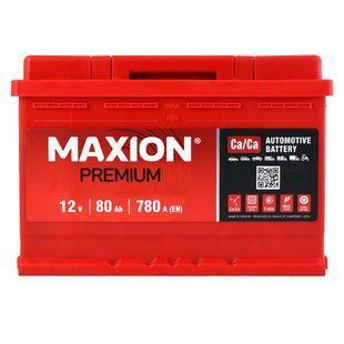 Автомобільний акумулятор MAXION Premium 80Аh 780A R+ (L3) 10011074 фото