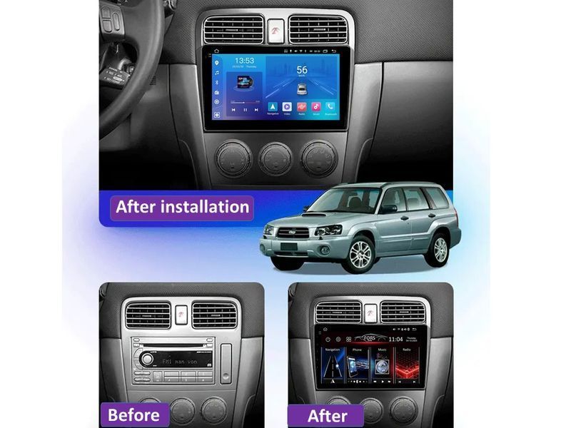 Штатна магнітола FORS.auto FS 2 ULTRA для Subaru Forester (2+32Gb, 9&quot\;) 2004-2008 FS-1537 фото