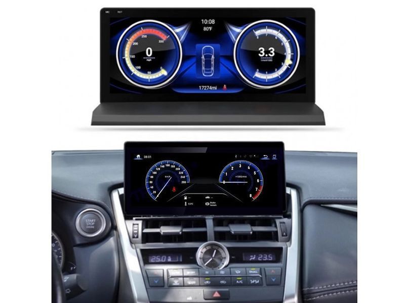 Штатна магнітола FORS.auto SHM для Lexus NX (4+32Gb, 10.25&quot\;, Q6K) 2014-2017 F-NX-3 фото