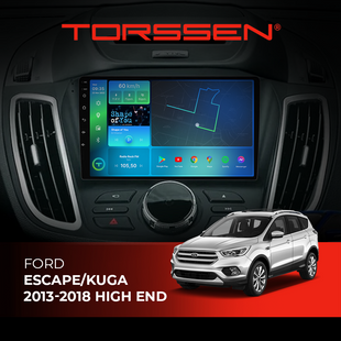 Штатная магнитола Torssen Ford Escape/Kuga 13-18 HIGH END FL9 4+64Gb 4G Carplay DSP 202306164 фото