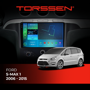 Штатна магнітола Torssen 2K DTS Ford S-max 1 (2006 - 2015) F9432 4G Carplay DSP 202308525 фото