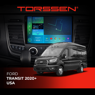 Штатна магнітола 2K Torssen Ford Transit 2020+ USA FL9 4+64Gb 4G Carplay DSP 202305495 фото