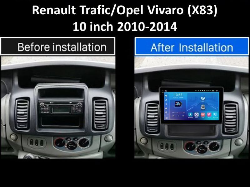 Штатна магнітола FORS.auto FS 2 ULTRA для Renault Trafic/Opel Vivaro (X83) (2+32Gb, 10&quot\;) 2010-2014 FS-0327 фото