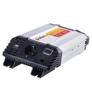 Перетворювач напруги PULSO ISU- 620/12V-220V/600W/USB-5VDC2.0A/син.хвиля/клеми ISU-620 фото