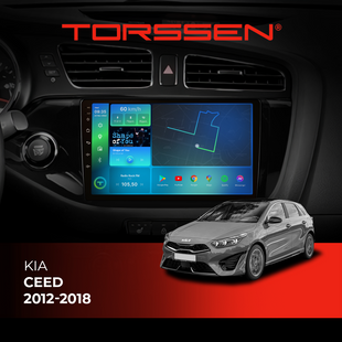 Штатна магнітола Torssen Kia Ceed 12-18 FL9 4+64Gb 4G Carplay DSP 202306331 фото