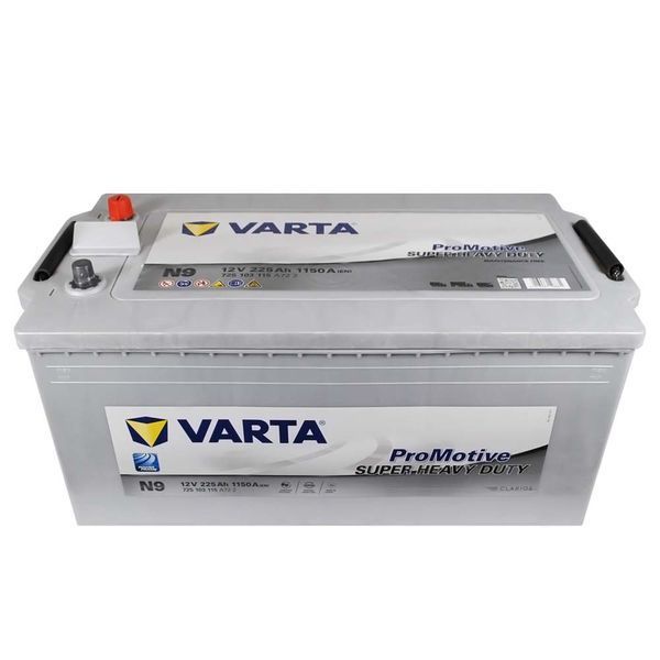 Автомобільний акумулятор VARTA Promotive Super Heavy Duty 225Аh 1150А L+ (лівий +) N9 564958886900 фото