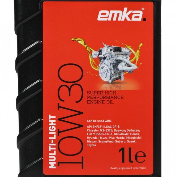 Моторна олива Emka Multi-Light 10W30 1л 1022330 фото