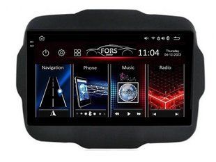 Штатна магнітола FORS.auto FS 4 MAX Qled для Jeep Renegade (4+32Gb, 9&quot\;) 2015-2019 FS-8069 фото