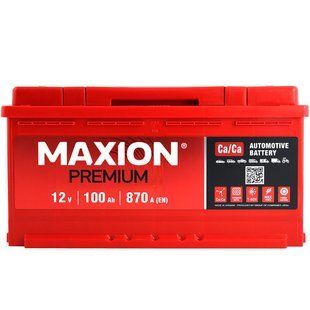 Автомобильный аккумулятор MAXION Premium 100Аh 850A R+ (правый +) 564958887171 фото