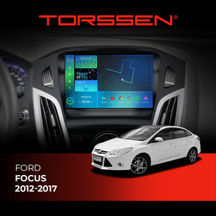 Штатна магнітола 2K Torssen Ford Focus 12-17 чорна/сіра з кнопками F9432 4G Carplay DSP 202302980 фото