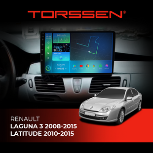 Штатна магнітола Torssen Renault Laguna 3 08-15 Latitude 10-15 F10232 4G Carplay DSP 202305323 фото
