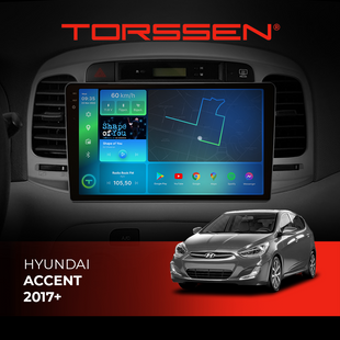 Штатна магнітола Torssen 2K Hyundai Accent 2017+ FL9 4+64Gb 4G Carplay DSP 202305672 фото