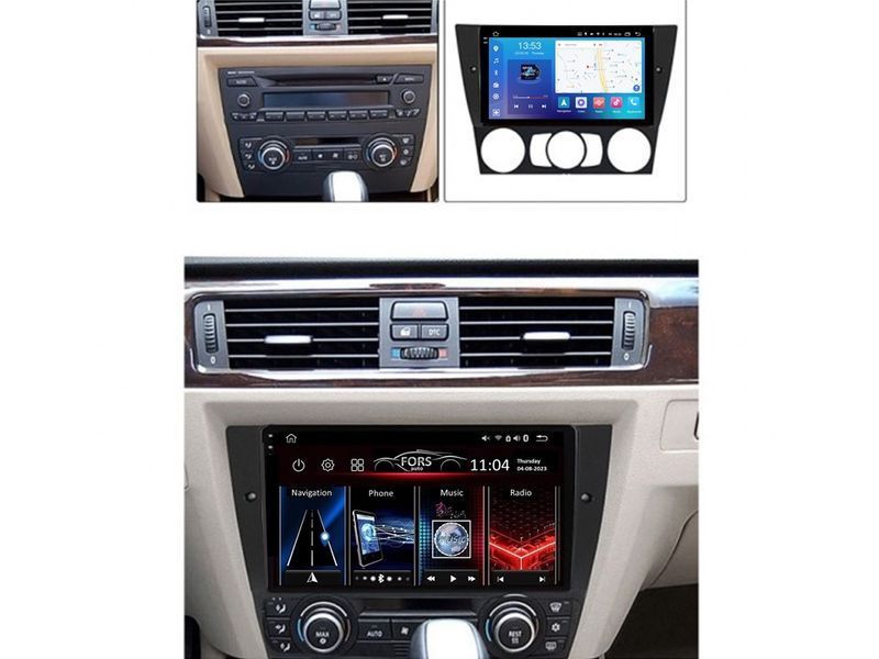 Штатна магнітола FORS.auto FS 2 PRO для BMW E90/E91/E92/E93 (2+32Gb, 9&quot\;) 2004-2012 FS-2122 фото