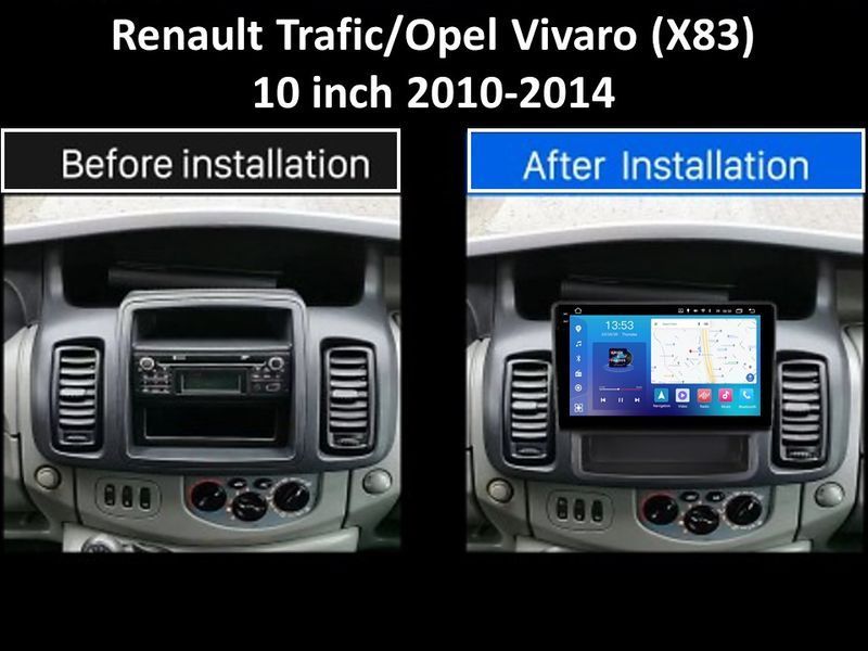 Штатна магнітола FORS.auto FS 6 MAX для Renault Trafic/Opel Vivaro (X83) (6+128Gb, 10&quot\;) 2010-2014 FS-6603 фото