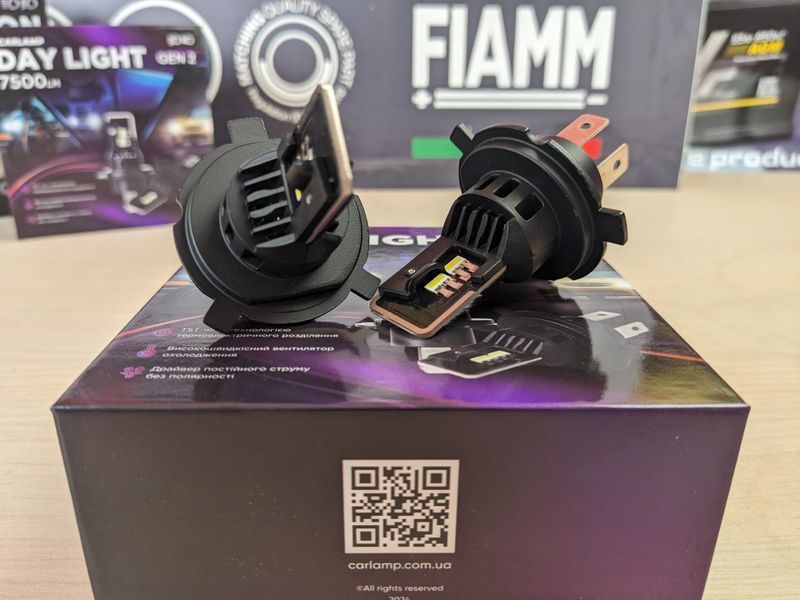 Автомобільні LED лампи H4 Carlamp Day Light Gen 2 Led автолампи 5800K 7500 Lm (DLG2H4) 115140 фото