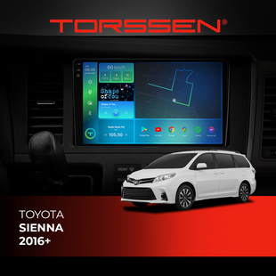 Штатна магнітола Torssen 2K DTS Toyota Sienna 16+ F9432 4G Carplay DSP 202308587 фото