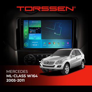 Штатна магнітола Torssen 2K Mercedes ML-class W164 2005-2011 F9432 4G Carplay DSP 202303322 фото
