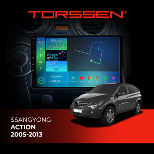 Штатна магнітола Torssen SsangYong Action 05-13 F9432 4G Carplay DSP 202304078 фото