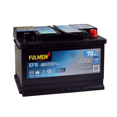 Автомобільний акумулятор FULMEN Start-Stop EFB 70Ah 720A R+ (правий +) 564958886076 фото