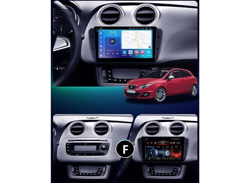 Штатна магнітола FORS.auto FS 2 PRO для Seat Ibiza (2+32Gb, 9&quot\;) 2008-2015 FS-2266 фото