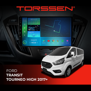 Штатна магнітола Torssen Ford Transit Tourneo high 17+ F10432 4G Carplay DSP 202303711 фото