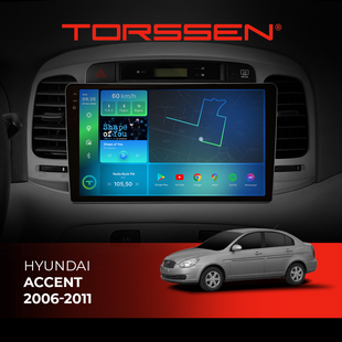 Штатна магнітола Torssen 2K DTS Hyundai Accent 2006-2011 F9432 4G Carplay DSP 202308210 фото