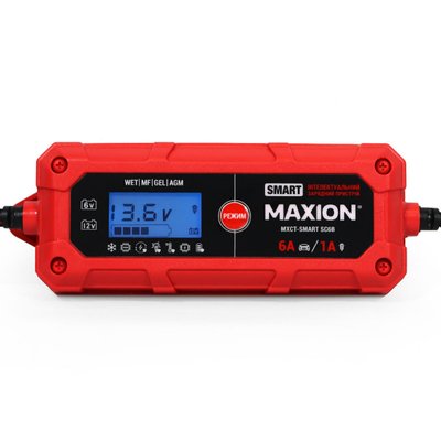 Інтелектуальний зарядний пристрій MAXION MXCT-SMART SC6B (6V/12V) 12710 фото