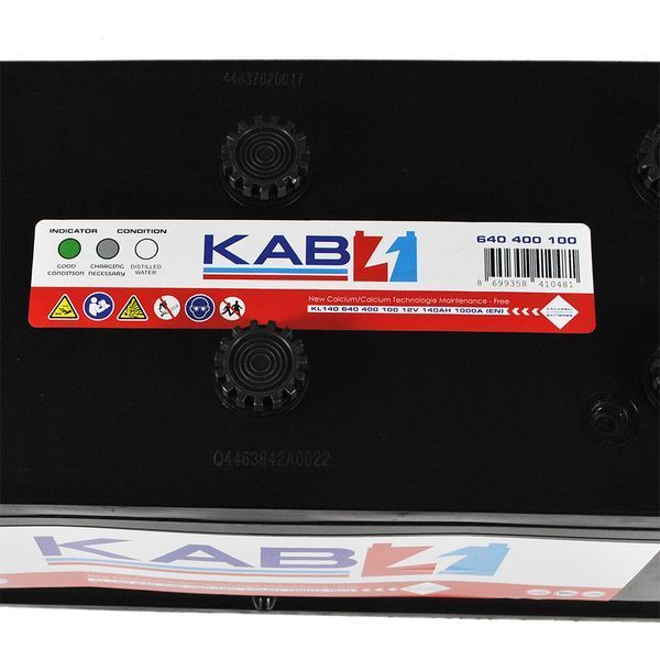 Автомобильный аккумулятор KAB Red MF (D4A) 140Ah 1000A L+ 566125885291 фото