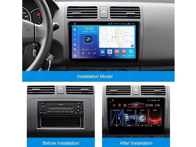 Штатна магнітола FORS.auto FS 2 PRO для Suzuki Swift (2+32Gb, 10&quot\;) 2004-2010 FS-2027 фото